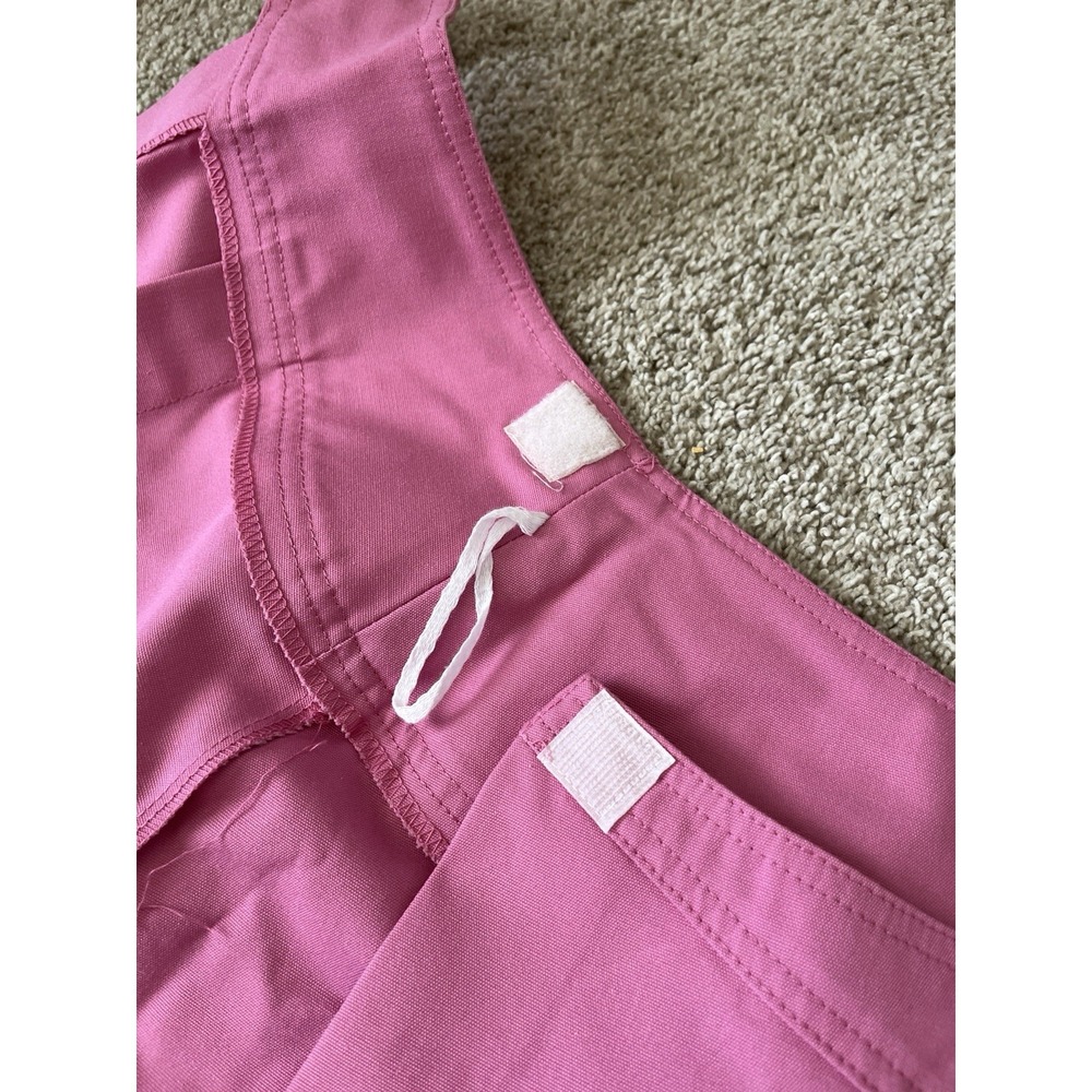 VTG Y2K Tail Tennis Golf Pleated Pink Wrap Mini micro Skirt coquette Size 10 - Picture 6 of 9